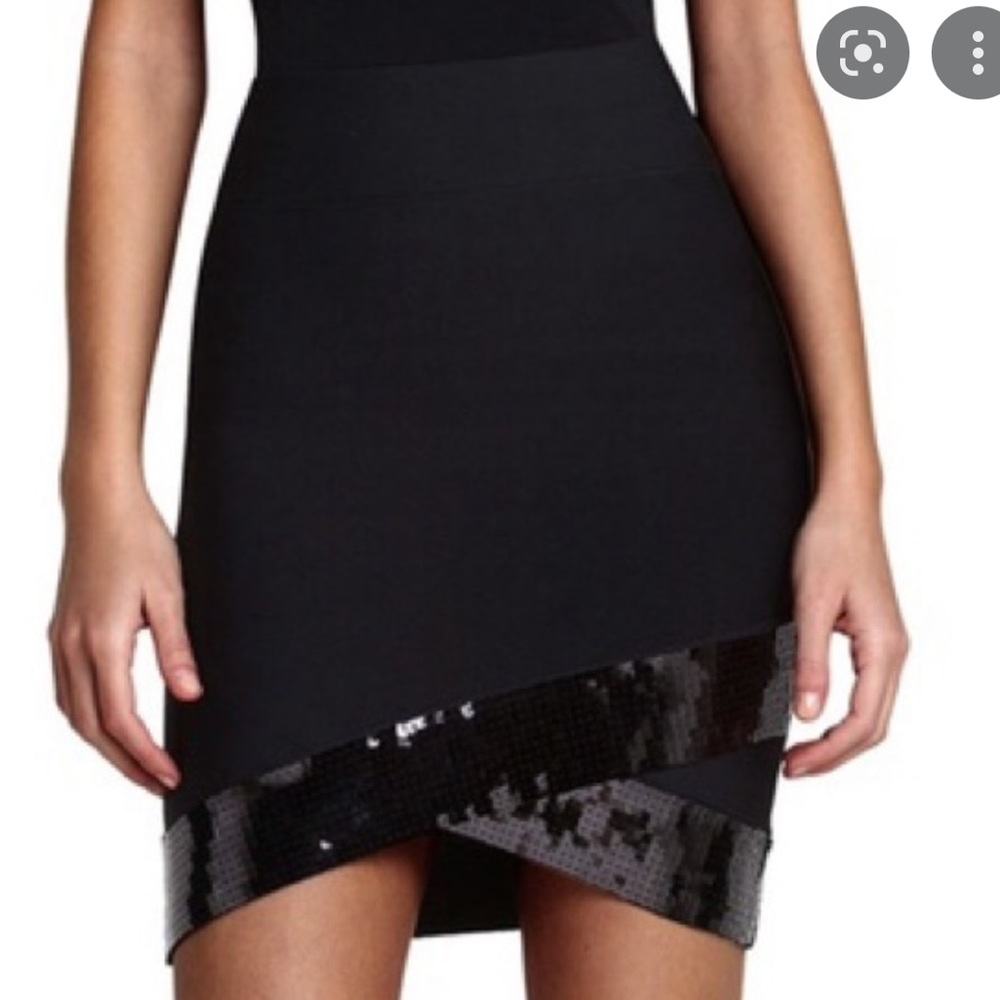 BCBG bandage high waisted skirt